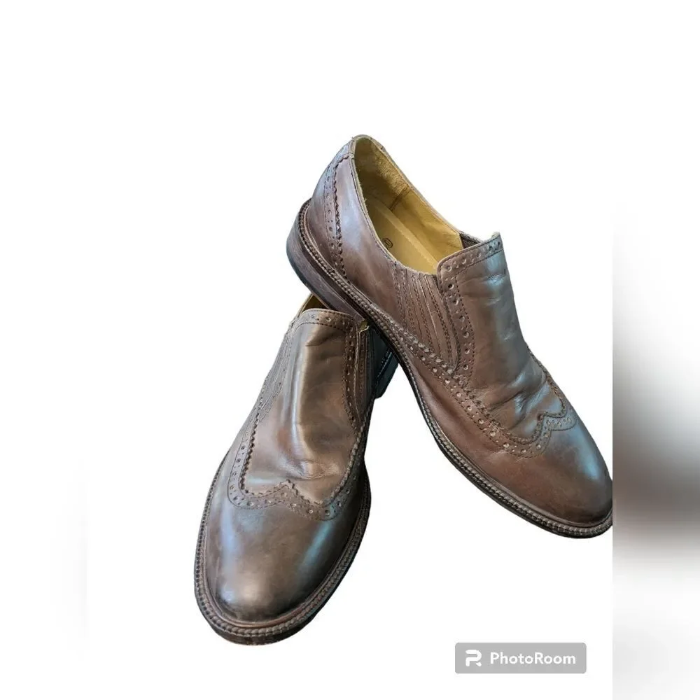 Johnson & Murphy J&M brown loafer Shoes